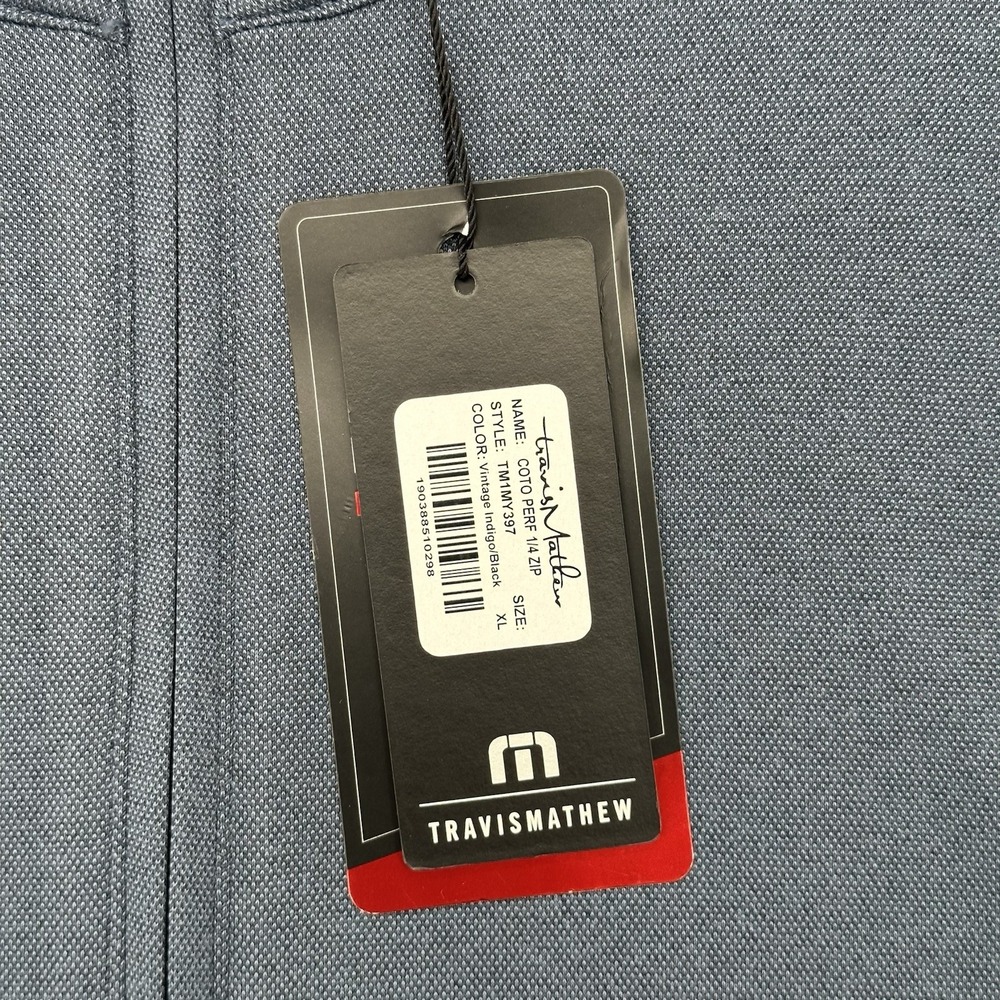 TravisMathew Coto Performance 1/4 Zip Pullover XL NWT Monster Energy SWIRE - Picture 4 of 11